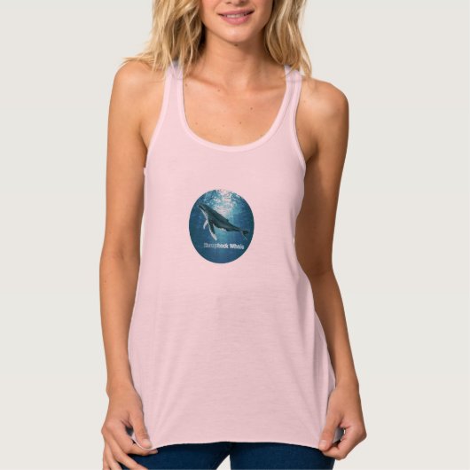 Dames Humpback Whale Tanktop T-shirt (Voorkant)