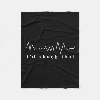 Dames Id Shock Dat Vfib Aritmie Verpleegster Rn Fleece Deken