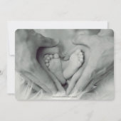 Dames, ik ben aangekomen bij de geboorte aankondiging (Achterkant)