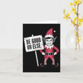 Dames Ik Ben Een Boze Elf Schattig Grappig Kribbig Kaart (Gele Bloem)