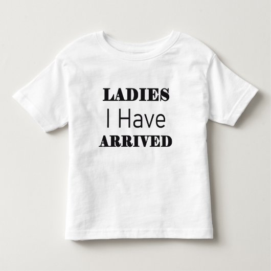 Dames, ik ben grappig aangekomen kinder shirts (Voorkant)