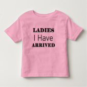 Dames, ik ben grappig aangekomen kinder shirts (Voorkant)