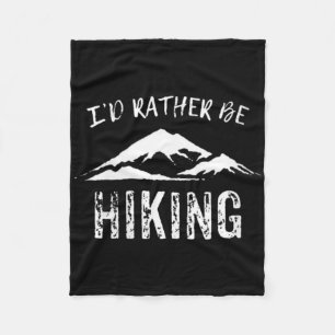 Dames Ik Ga Liever Wandelen V-hals Fleece Deken