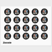 Dames Ik hoop gewoon dat beide teams plezier hebbe Ronde Sticker (Vel)