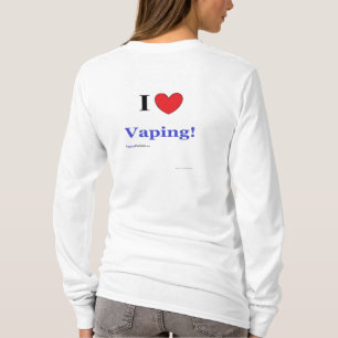 Dames: "Ik hou van het dopen!" Hoodie T-shirt