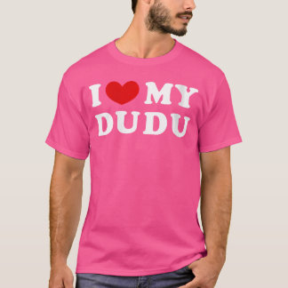 Dames Ik Hou Van Mijn Dudu Ik Hart Mijn Dudu VNeck T-shirt