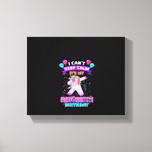 Dames Ik Kan Niet Kalm Blijven Het Is De Verjaarda Canvas Afdruk