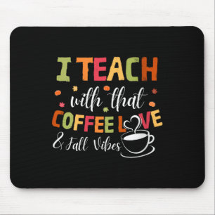 Dames Ik Leer Met Die Koffie Liefde & Herfst V Muismat