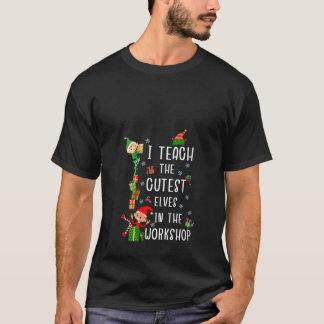 Dames Ik Onderwijs De Schattigste Kleine Elfen Gra T-shirt
