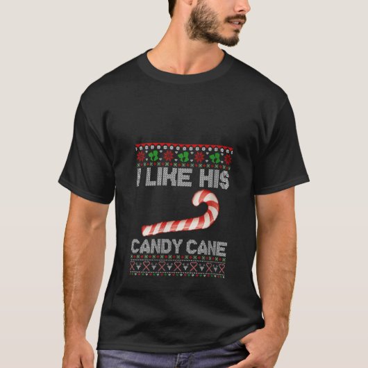 Dames Ik vind zijn kandelaar leuk Funny Couples Ug T-shirt (Voorkant)
