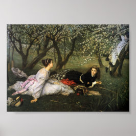 Dames in Apple Blossom Poster
