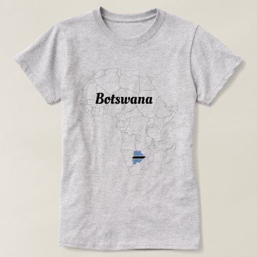 Dames in Botswana, Africa Pride T-Shirt (Design voorkant)