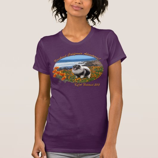 Dames in Californië Keesdoorn logo shirt (Voorkant)