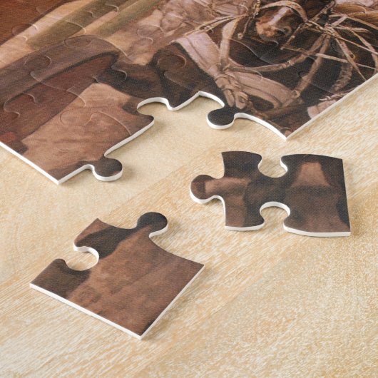 Dames in de auto's (ook bekend als Circus) van Jam Legpuzzel (Zijkant)