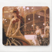 Dames in de auto's (ook bekend als Circus) van Jam Muismat (Voorkant)