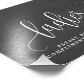 Dames in de badkamer voor bruiloft Kies uw grootte Foto Afdruk (Hoek)