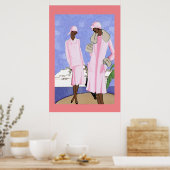 Dames in de jaren '20 aan de Ziekenzijde Poster (Keuken)