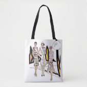 Dames in de jaren 20 tote bag (Voorkant)