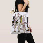 Dames in de jaren 20 tote bag (Dichtbij)