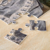 Dames in de ochtend, 1771 (kleurengraving) legpuzzel (Zijkant)