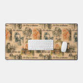 dames in de stad potlood tekening bureaumat (Keyboard & Muis)