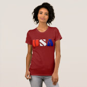 Dames in de Verenigde Staten T-shirt (Voorkant volledig)