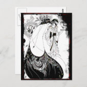 Dames in Fancy jurken Briefkaart (Voorkant / Achterkant)