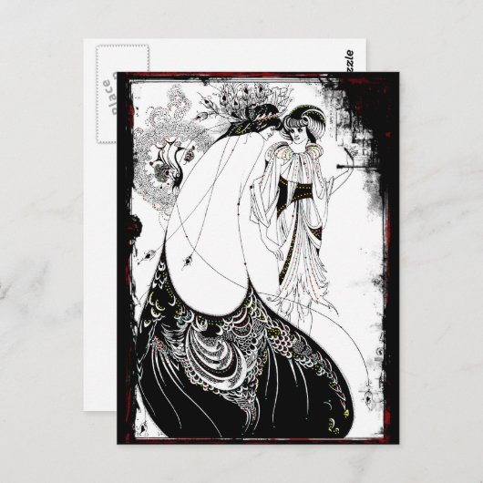 Dames in Fancy jurken Briefkaart (Voorkant / Achterkant)