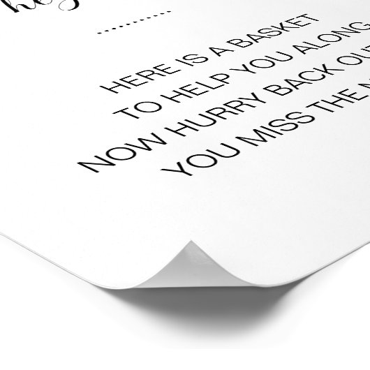 Dames in het Bathroom mandje legante bruiloft Poster (Hoek)