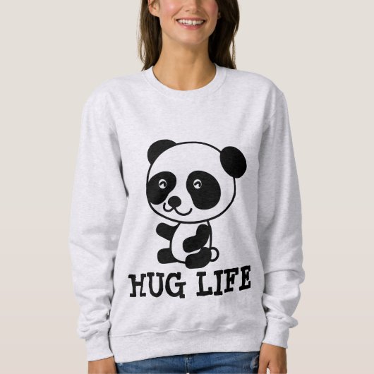 Dames in het Beer van Panda, T-shirts en sweatshir (Voorkant)