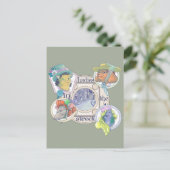 Dames in het Briefkaart op straat (Staand voorkant)