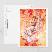 Dames in het park briefkaart (Voorkant / Achterkant)