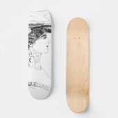 Dames in het Pet Skateboard (Voorkant)