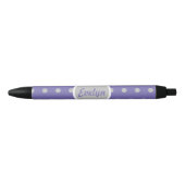 Dames in het poolgebied Dot Black Ink Pen (lavende (Voorkant)