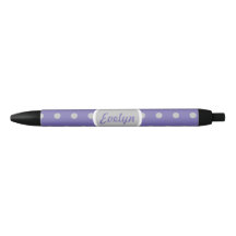 Dames in het poolgebied Dot Black Ink Pen (lavende
