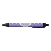Dames in het poolgebied Dot Black Ink Pen (lavende (Bodem)