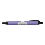 Dames in het poolgebied Dot Black Ink Pen (lavende (Bovenkant)