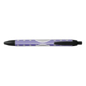 Dames in het poolgebied Dot Black Ink Pen (lavende (Achterkant)