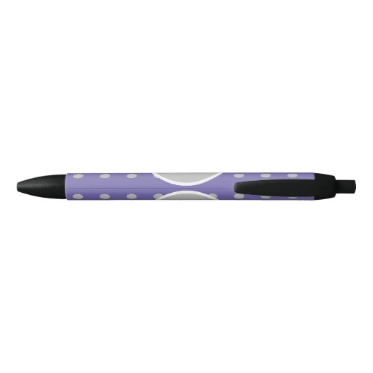 Dames in het poolgebied Dot Black Ink Pen (lavende (Achterkant)