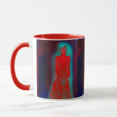 Dames in het rood mok (Links)