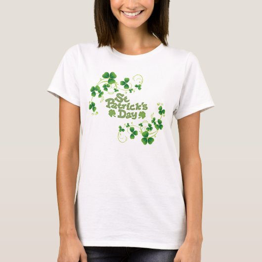 Dames in het Sint Patrick's Day Top (Voorkant)