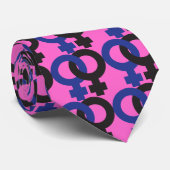 Dames in het Stropdas - Roze (Opgerold)