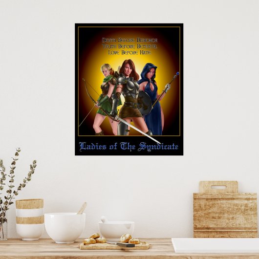 Dames in het syndicaat #8 poster (Keuken)