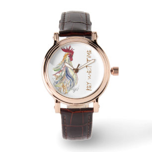 Dames in het Westen Rooster Watch Horloge