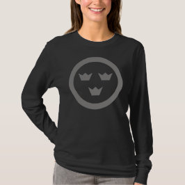 Dames in het Zweeds Roundel Long Sleeve T T-shirt