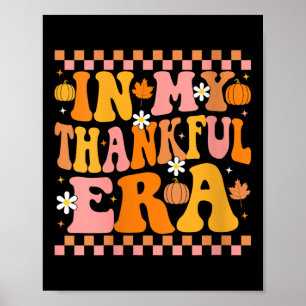 Dames in mijn dankbare tijd herfst pompoen herfst poster