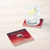 Dames in Pet Derby Party Kartonnen Onderzetters (Insitu)