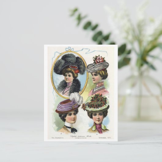  dames in Pet II Briefkaart (Staand voorkant)