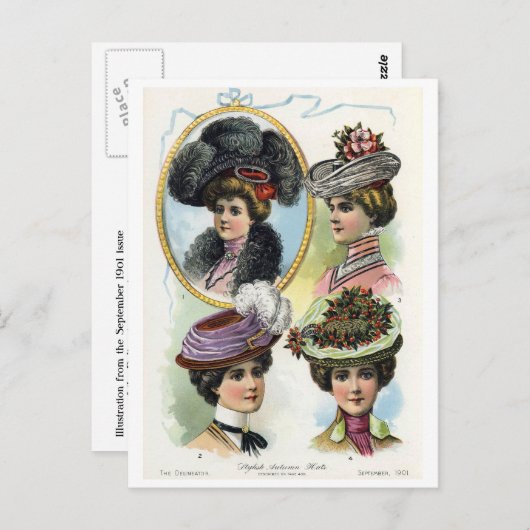  dames in Pet II Briefkaart (Voorkant / Achterkant)