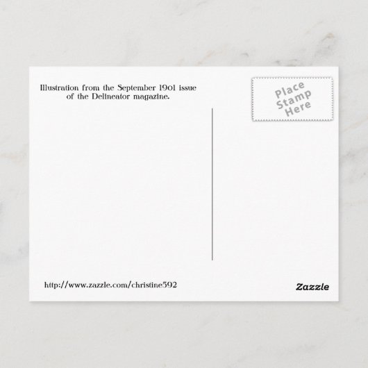  dames in Pet II Briefkaart (Achterkant)